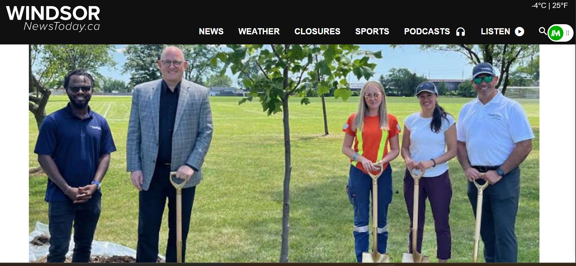 City celebrates tree planting